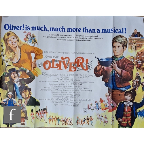 232 - An Oliver British Quad film poster, rolled, 30 inches x 40 inches. PLEASE VIEW CONDITION REPORT... 