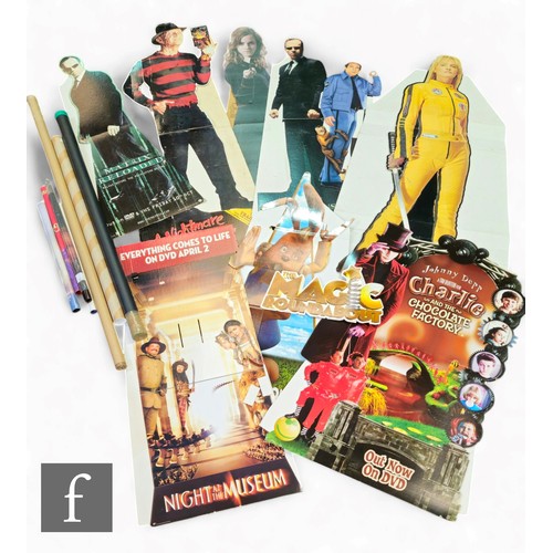 215 - A collection of cinema standees and posters, to include A Nightmare On Elm Street 4, Harry Potter - ... 