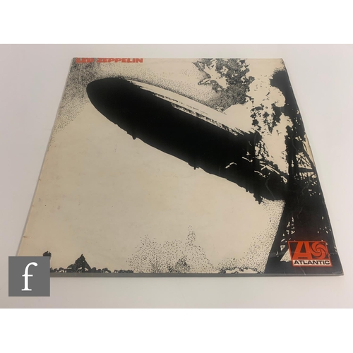 69 - Led Zeppelin - A Led Zeppelin IV, LP, first pressing, orange and plum, inverted feather, with etched... 