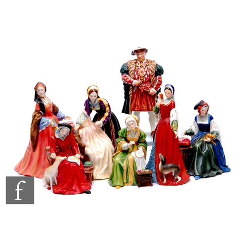 40 - A Royal Doulton Limited Edition set, Henry VIII and his six wives by Royal Doulton, to include Henry... 