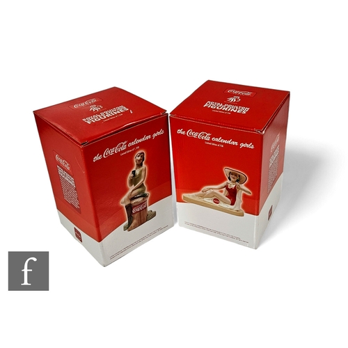 50 - Two Royal Doulton Coca-Cola limited edition figures, comprising 'Bathing Belle', MCL14, No. 047 of 1... 