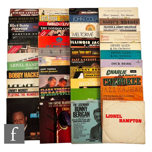 1042 - Jazz - A collection of LPs, artists to include Earl Hines, Sonny Berman, Bobby Brookmeyer, Albert Am... 