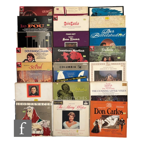 1058 - Classical/Opera - A collection of thirty six LPs and twenty six LP boxsets, including King Roger Geo... 