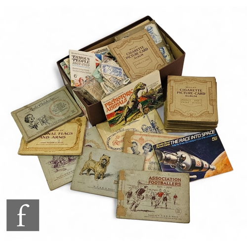 581 - A large collection of cigarette cards, to include Players, Wills, Turf etc, various subjects, some i... 