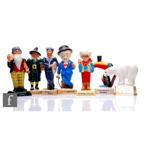 35 - Seven Royal Doulton Limited Edition figures from the 20th Century Advertising Classics series, to in... 