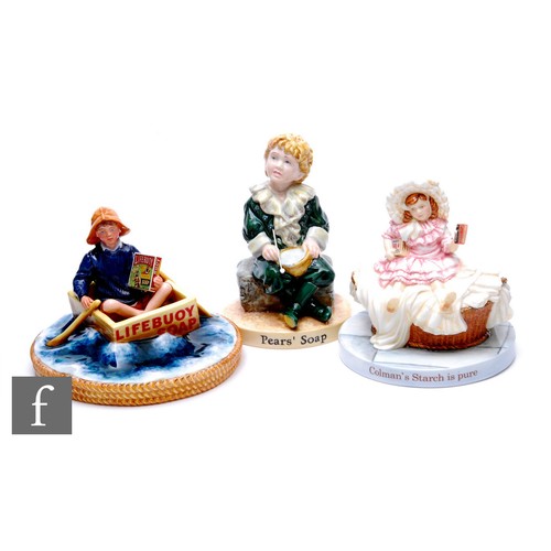 53 - Three Royal Doulton Millenium Collectables Ltd, Limited Edition Advertising Figures, to include, Col... 