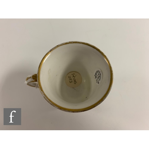 92 - Four Sèvres ice cups (tasse à glace), circa 1765-1790, one painted in the Vincennes manner in puce c... 