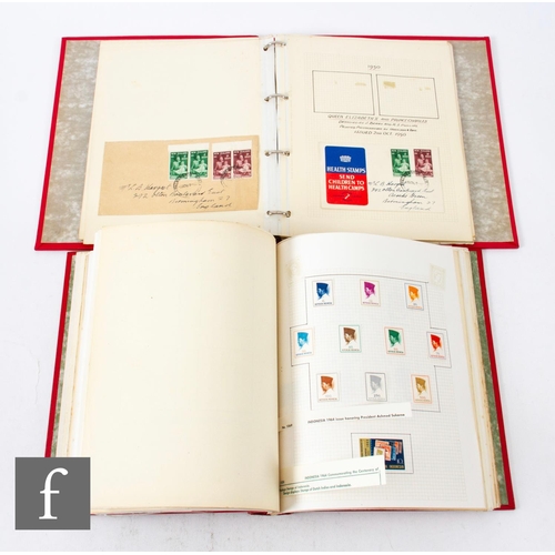 603 - A British and Commonwealth collection of stamps containing a penny black, first day covers, a small ... 