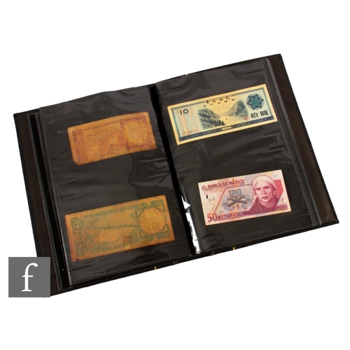 39 - Banknotes - Assorted world notes to include France, Portugal, Greece, Hungary, Turkey and others, co... 