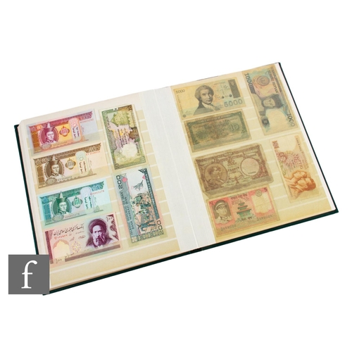 44 - Banknotes - An album of world banknotes to include Turkey, Yugoslavia, India, Iran etc. (201)