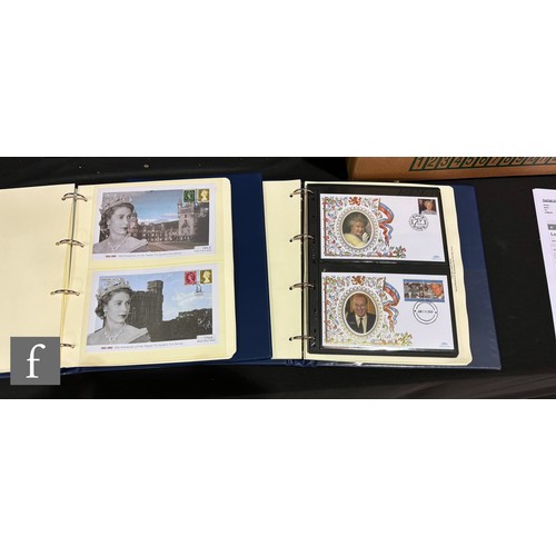 580 - A collection of fifteen albums of coin inset royal first day covers. (15)PLEASE VIEW CONDITION REPOR... 