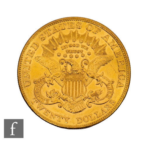 399 - America - A 1903 twenty dollar coin, 33.5g.