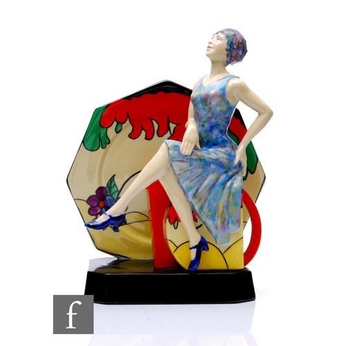 64 - A Kevin Francis/Peggy Davies limited edition figure 'Tea With Clarice Cliff', modelled by Andy Moss,... 