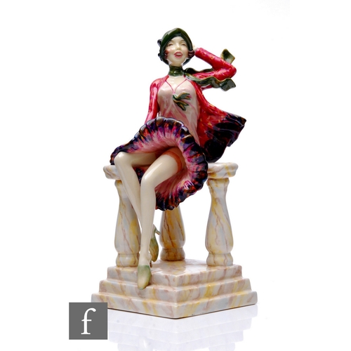 65 - A Kevin Francis/Peggy Davies limited edition Guild figure 'La Brise', modelled by Andy Moss, no.26, ... 