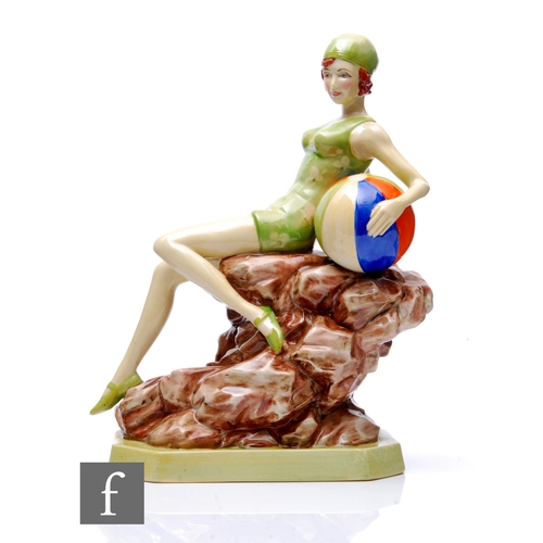 75 - A Kevin Francis/Peggy Davies limited edition figure 'Beach Belle', modelled by Andy Moss, no.438/750... 