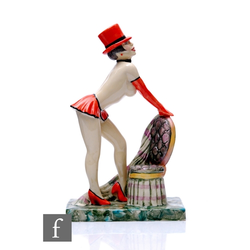 80 - A Kevin Francis figure 'Folies Bergere' Special Release for 'Limited Editions', modelled by Ray Nobl... 