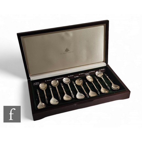 76 - A set of thirteen hallmarked silver apostle spoons, weight 14oz, Birmingham 1977, Birmingham Mint, c... 