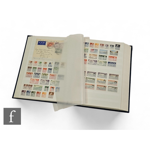 597 - A stock book album of Commonwealth stamps, early issues to Elizabeth II, mint and used.PLEASE VIEW C... 