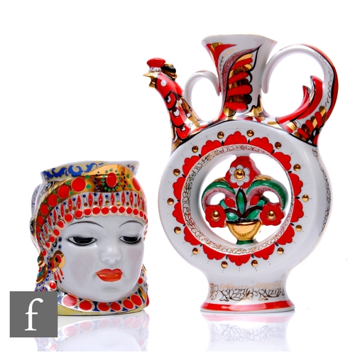 A Russian Soviet Union Lomonosov Porcelain Factory Leningrad wine