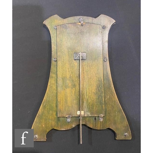 32 - Wurttembergische Metallwarenfabrik (WMF) - An Art Nouveau white metal shaped rectangular easel photo... 