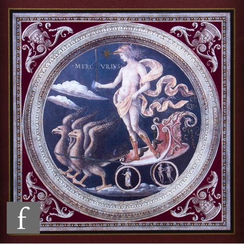 98 - A set of four photographic reproduction prints depicting the Roman gods Venus, Mars, Apollo and Merc... 