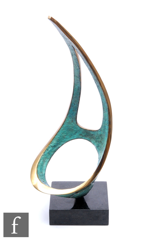 Duncan Macgregor (born 1961) 'Free Spirit', bronze on black marble