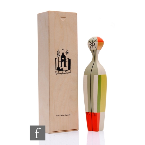1137 - Alexander Girard - Vitra - A hand made wooden doll, model number 14 with hand painted finish, comple... 