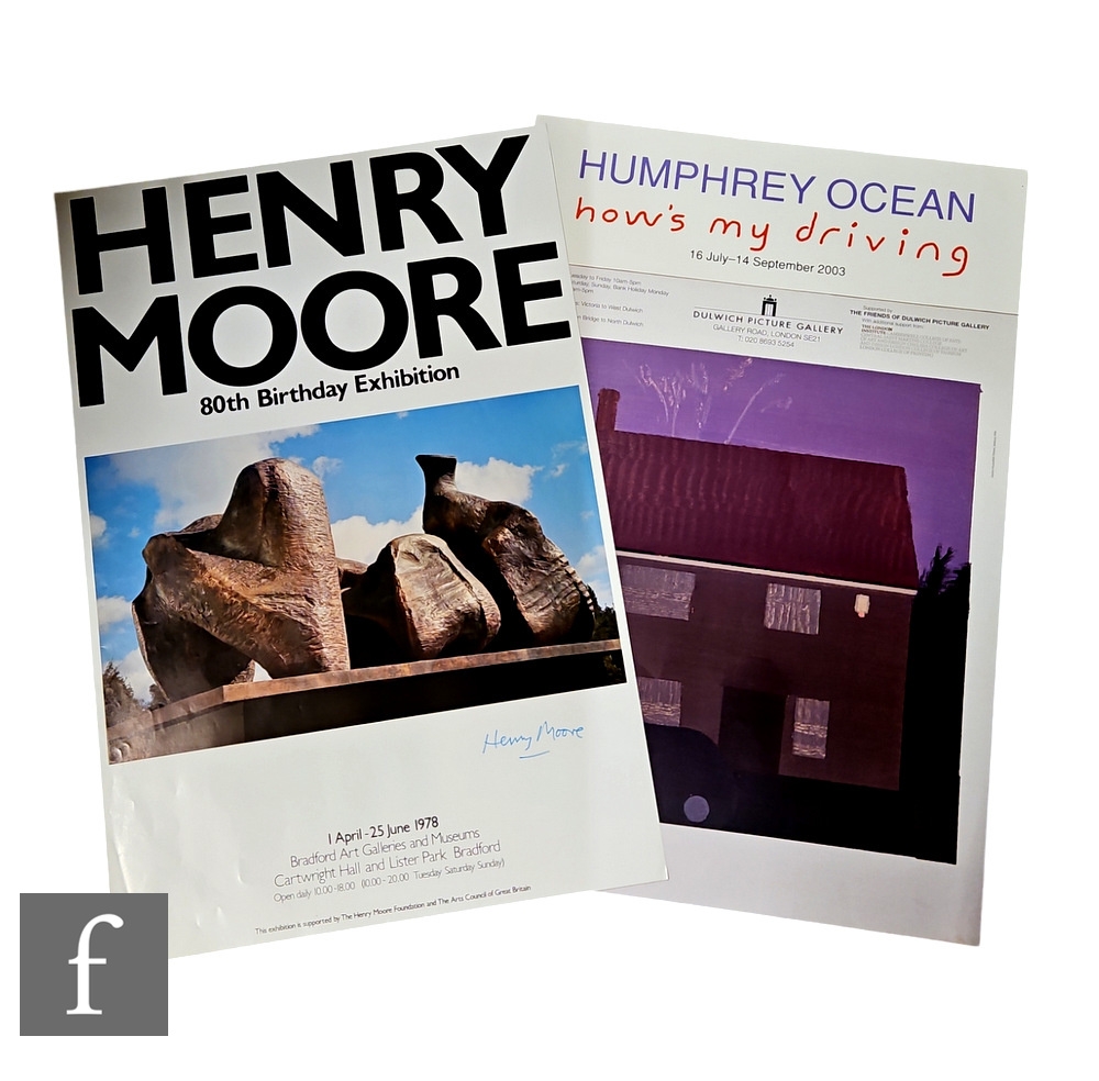 Henry Moore, OM, CH, FBA, (18981986) An exhibition poster for