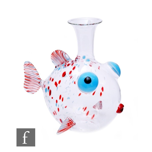 1161A - Massimo Lunardon - Conran Shop - A contemporary clear crystal glass carafe or decanter in the form o... 