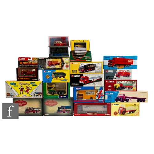 99 - A collection of assorted Corgi diecast models, various scales, to include Vintage Glory of Steam, Co... 