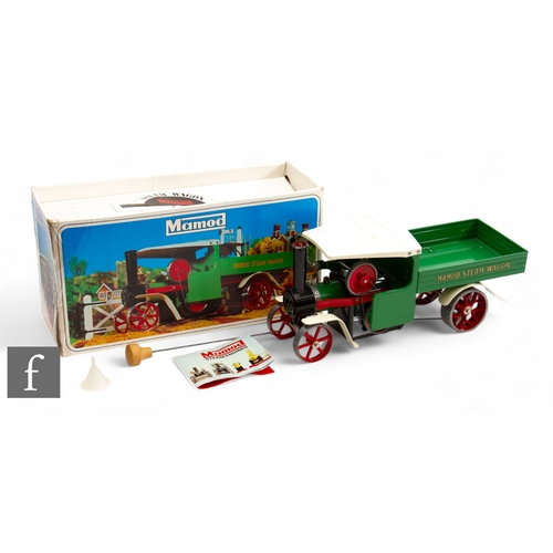 14 - A Mamod live steam SW1 Steam Wagon, boxed.