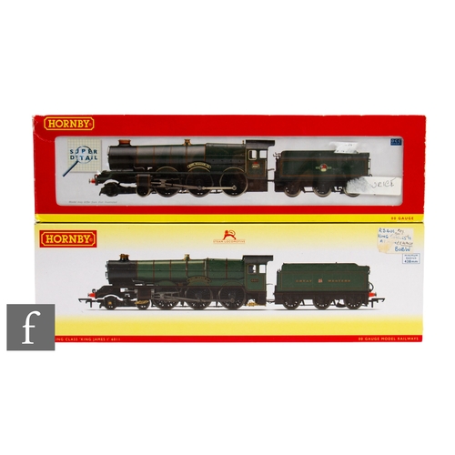 17 - Two OO gauge Hornby DCC ready BR 4-6-0 King Class locomotives, R2530 'King William III' and R3331 'K... 