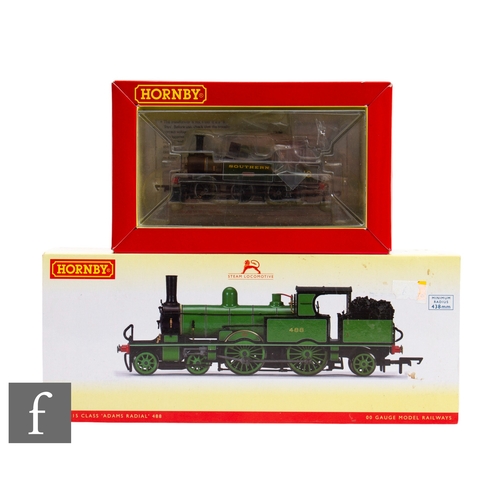 18 - Two Hornby OO gauge DCC ready tank locomotives, R3335 4-4-2T LSWR green Adams Radial 488 and R3812 0... 