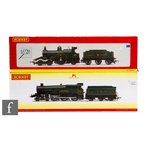 19 - Two Hornby OO gauge DCC ready GWR locomotives, R2614 4-2-2 green Dean Class 3031 'Lorna Doone' and R... 