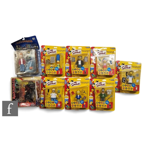 162 - A collection of assorted action figures, to include McFarlane Iron Maiden Eddie the Trooper, seven P... 