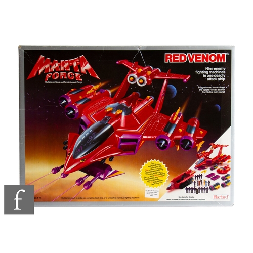 163 - A Bluebird MANTA Force Red Venom, boxed.