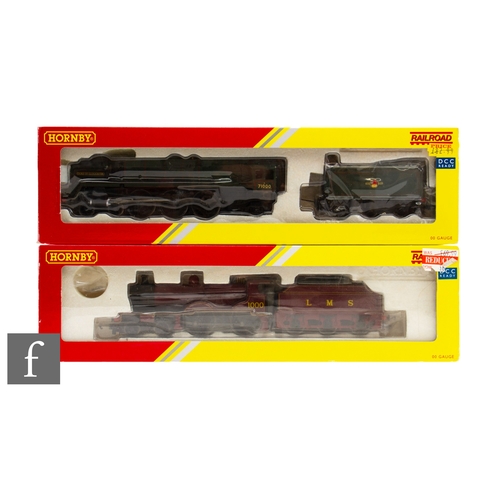 30 - Two OO gauge Hornby DCC Ready Locomotives, to include R3168 4-6-2 (T) British Railways lined green l... 