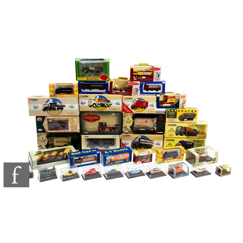 108 - A collection of assorted modern diecast models, many railway scale, to include Corgi, Lledo Tracksid... 