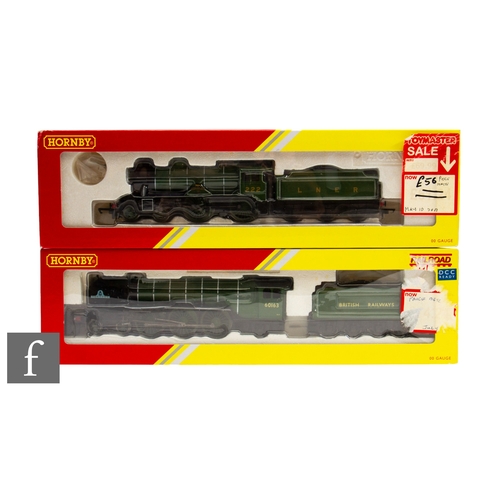 32 - Two 00 gauge Hornby DCC Ready locomotives, to include R3060 4-6-2 (T) British Railways lined green l... 