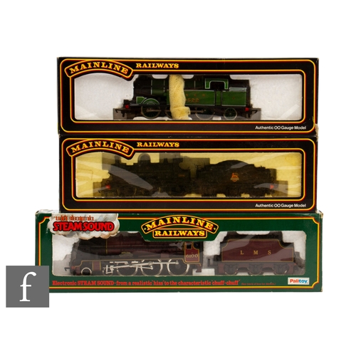 41 - Three OO gauge Palitoy Mainline locomotives, to include 37-080 4-6-0 (T) L.M.S lined maroon Royal Sc... 