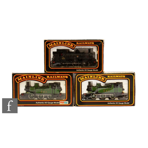 42 - Three OO gauge Palitoy Mainline locomotives, to include two 37-054 0-6-0 (T) L.N.E.R lined green 581... 