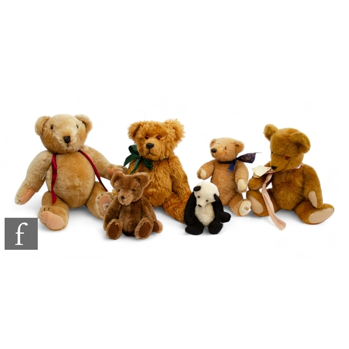 302 - A collection of six artist designed bears, to include Teddystyle, Millwheel Bears and House of Nisbe... 