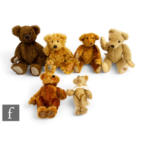 303 - A collection of six Artist Designed bears, to include Malvern Bears, House of Nisbet, Charnwood Bear... 