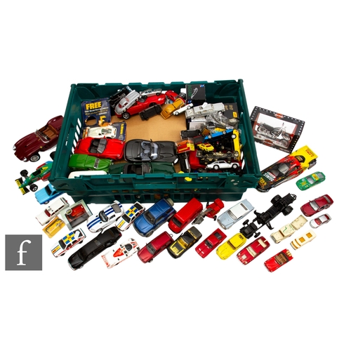 114 - A collection of assorted diecast models, some boxed to include Oxford and Lledo Vanguards, and unbox... 