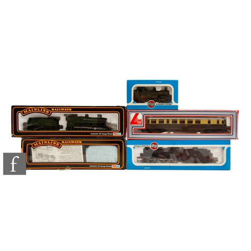 54 - Five OO gauge locomotives by Mainline, Lima and Airfix, to include a 2-6-0 BR green 5322, all boxed.... 