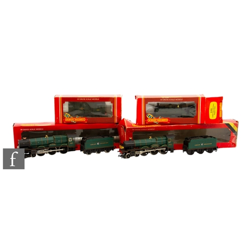 55 - Four OO gauge Hornby locomotives to include R078 4-6-0 GWR green 'King Edward I,' all boxed. (4)