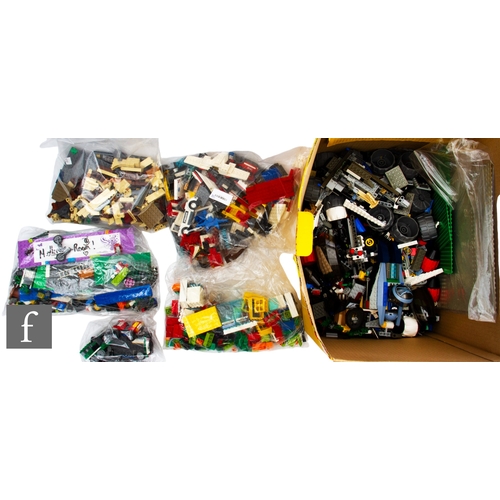 267 - A collection of assorted Lego pieces, to include Ninjago and other themes.