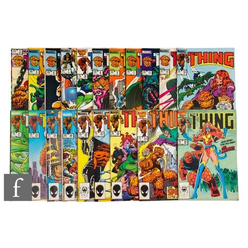 201 - A collection of bronze age Marvel The Thing comics, to include #35, first appearance and origin of M... 