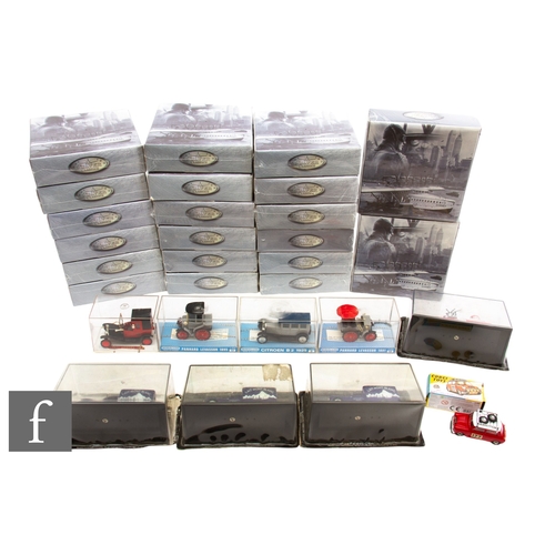 120 - A collection of assorted diecast models, to include four by Minialuxe, sixteen Atlas Editions Silver... 