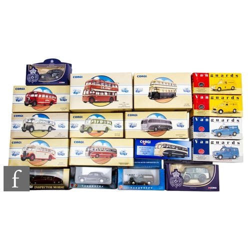 104 - A collection of modern diecast, to include Vanguards and Corgi, boxed. (18)